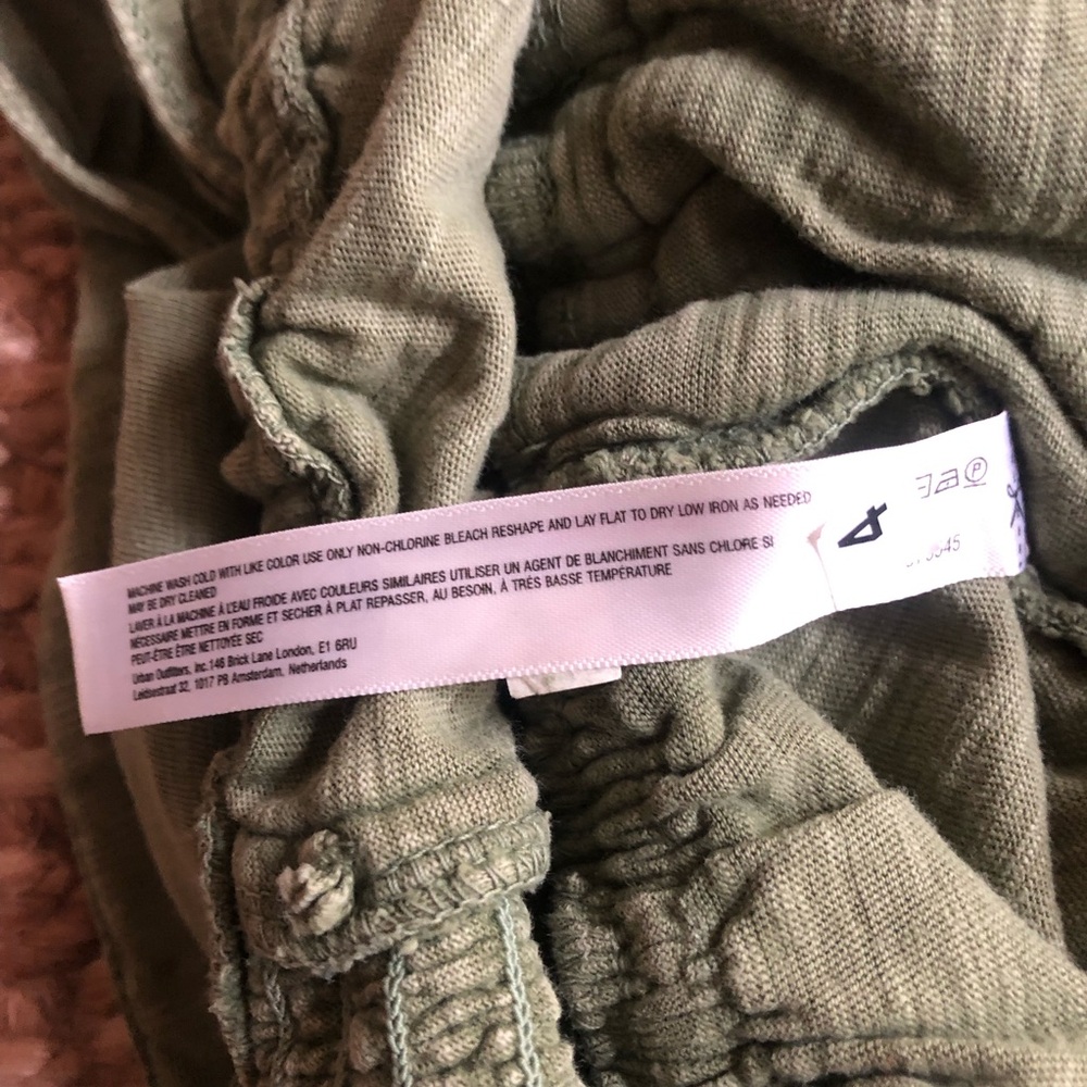 Anthropologie Sage Green Wide-Leg Jumpsuit - Picture 11 of 14